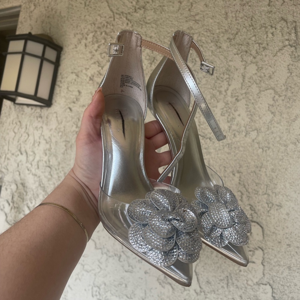 INC Flower High Heel Pump